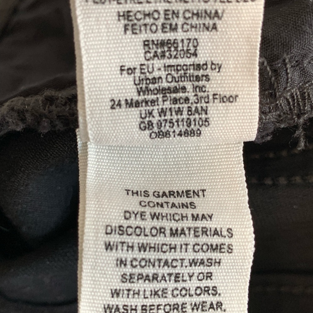 (45)Free People Black Flare Jeans - Picture 5 of 10